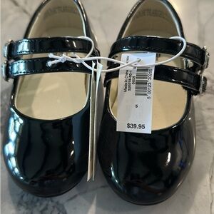 NWT GAP Classic Black Kids Mary Jane Shoes